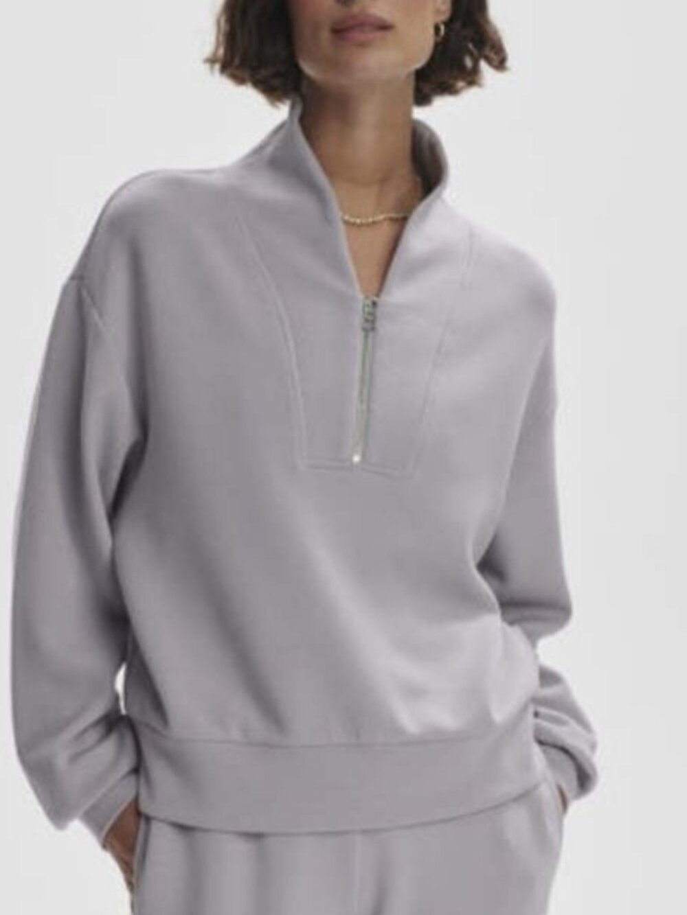 Varley Women's Half Zip Davidson Sweatshirt in Raindrops size M NWT